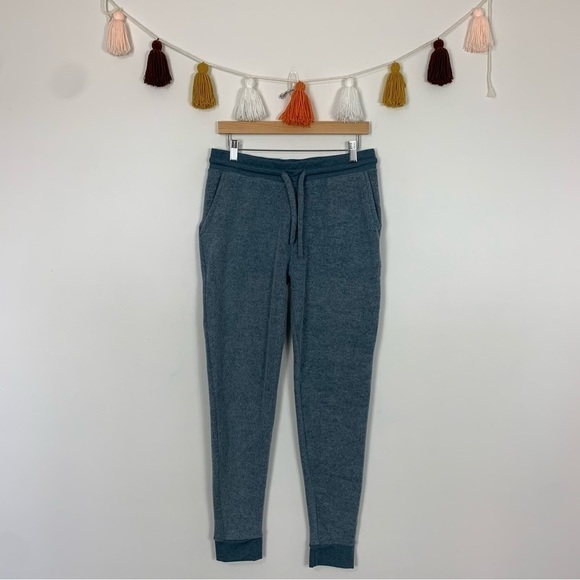 Soft Serve Cloud Cotton Blue Jogger Sweatpants Size Large - Picture 1 of 11